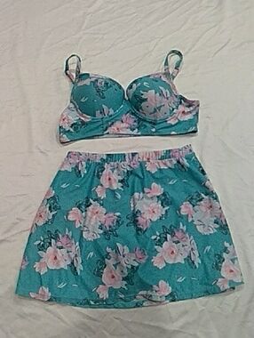 Teal Swim Suit.